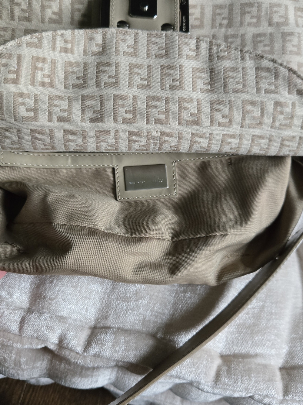Fendi Zucchino FF Baguette - Picture 14 of 16